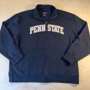 Penn State Embroidered Collared Full Zip Sweatshirt  XL